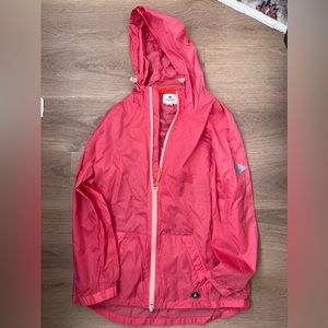 Sperry Jackets & Coats Sperry Packable Pink Hooded Rain Jacket Windbreaker